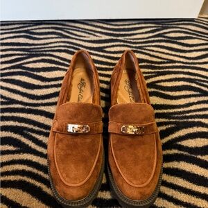 Brown Suede Loafers